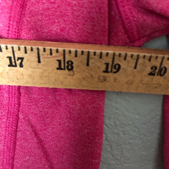 Danskin Dri More pink fuchsia long sleeve thumb holes sport zip pullover Large? - Picture 5 of 7